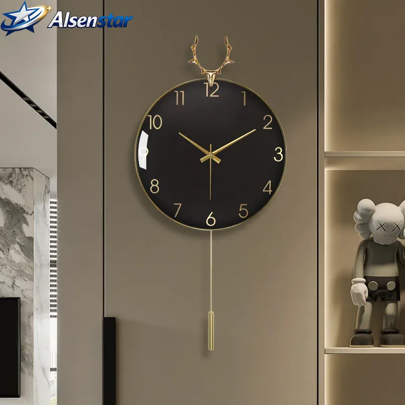 Resin Art Wall Clock - Nordic Luxury Wall Clock for Home,
