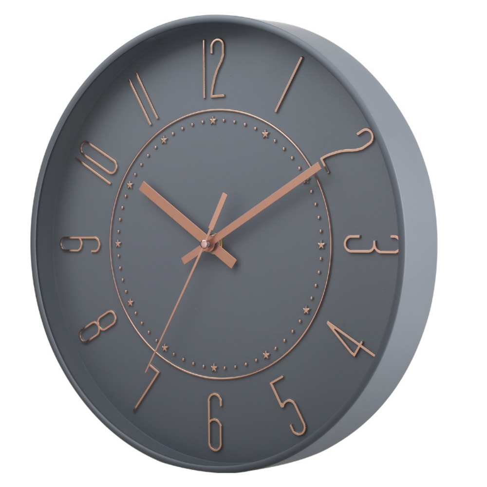 Resin Art Wall Clock - Modern Plastic Hanging Clock Stylish Decorative