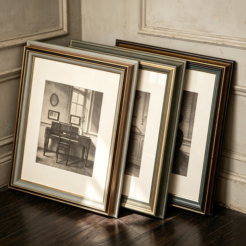 Resin Art Table Top - Vintage Picture Frame A4 6‑10 Inch