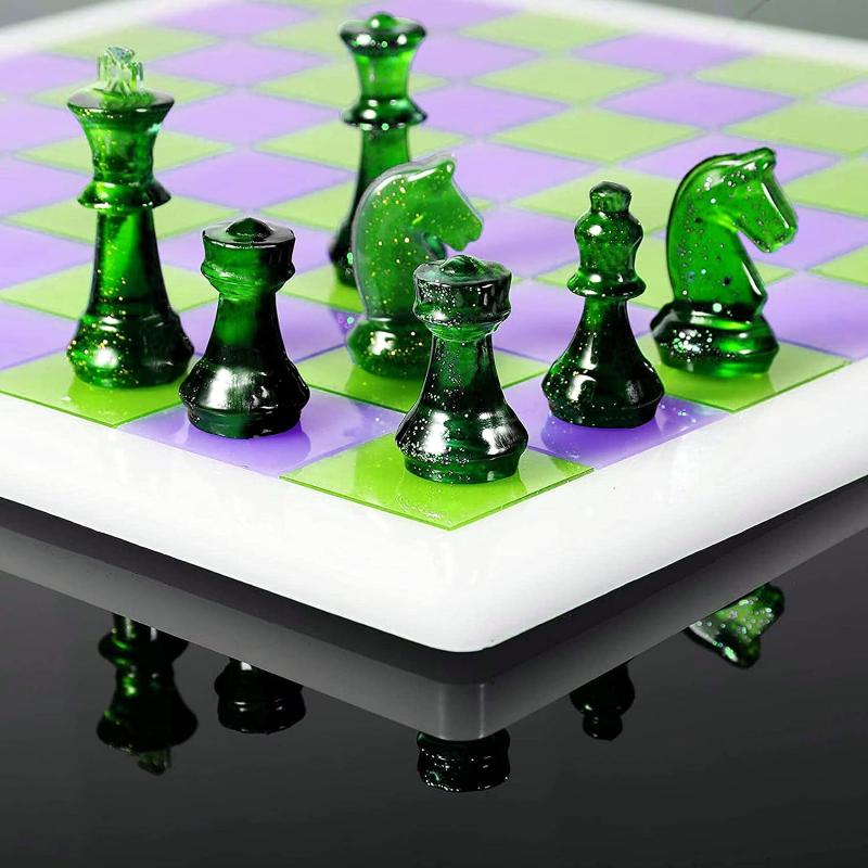 Resin Chess Set Mold With Ches - Resin Art Kit With Molds ulasan dan harga