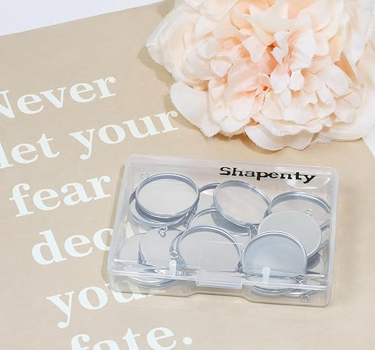 20 Pieces Stainless Steel Roun - Resin Art Keychain ulasan dan harga