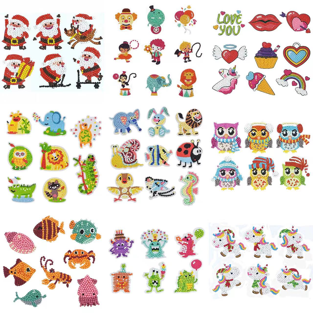 Diamond Painting Stickers 5D D - Resin Art Gift ulasan dan harga