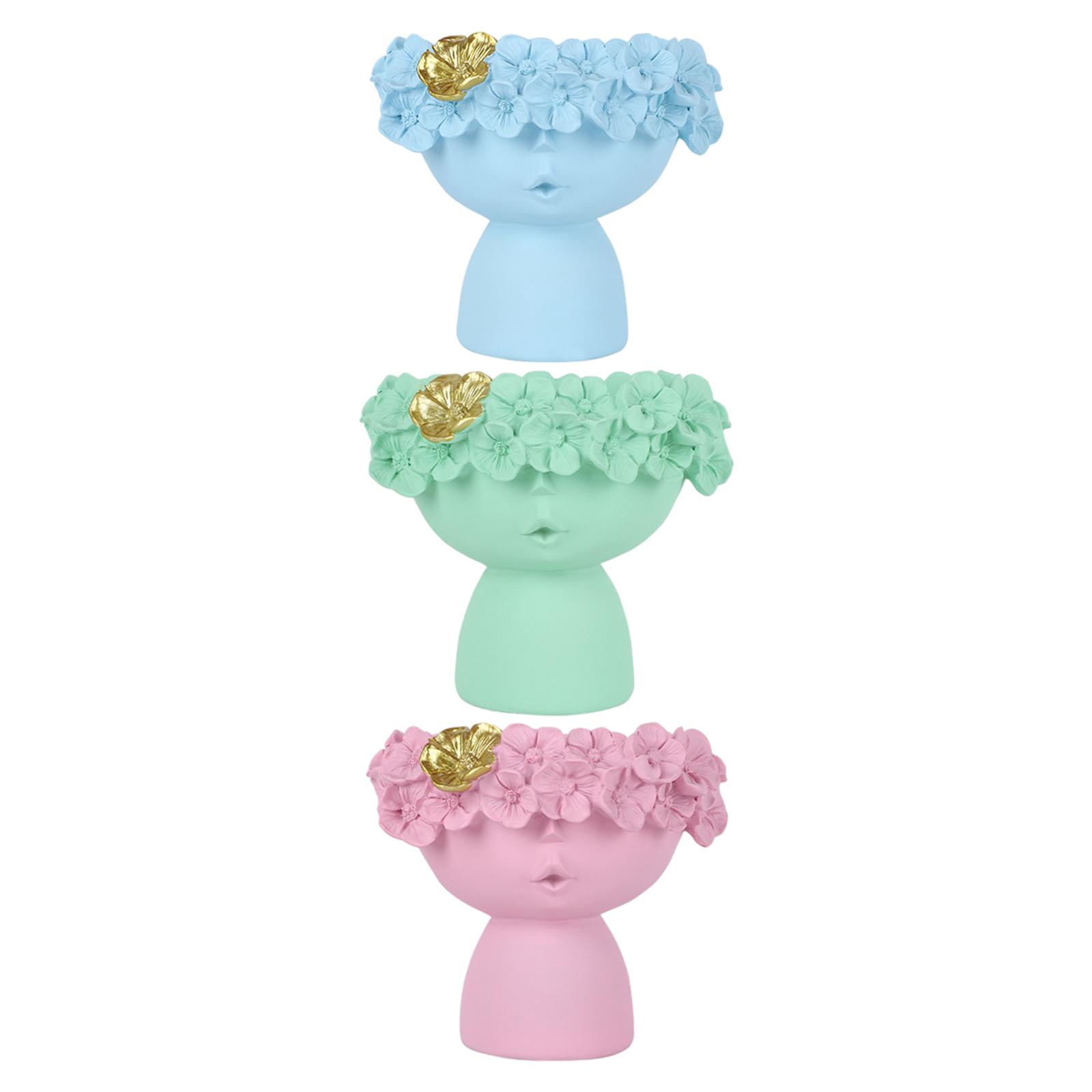 Creative Ceramic Female Face A - Resin Art Table Top ulasan dan harga