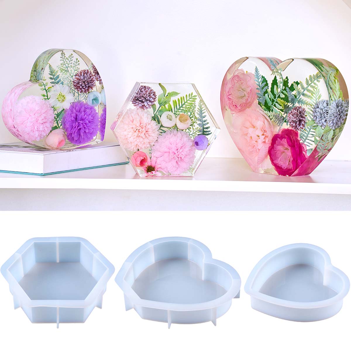 Large Love Silicone Mold DIY H - Resin Art Kit With Molds ulasan dan harga