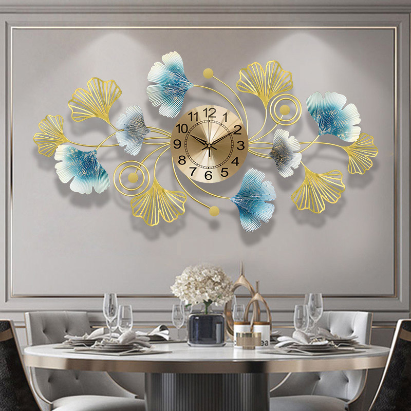 Simple Creative Metal Wall Clo - Resin Art Wall Clock ulasan dan harga