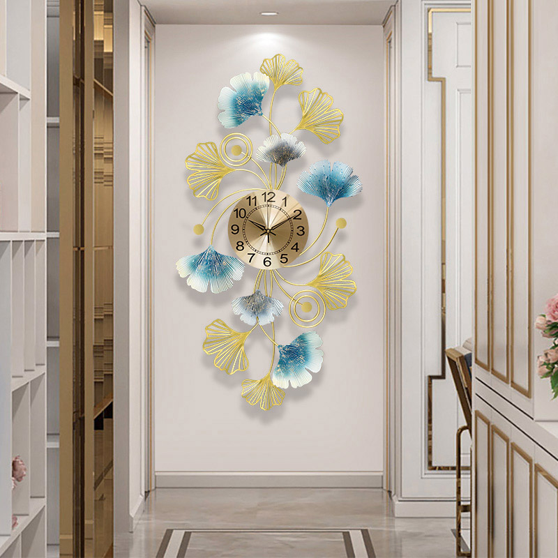 Simple Creative Metal Wall Clo - Resin Art Wall Clock ulasan dan harga