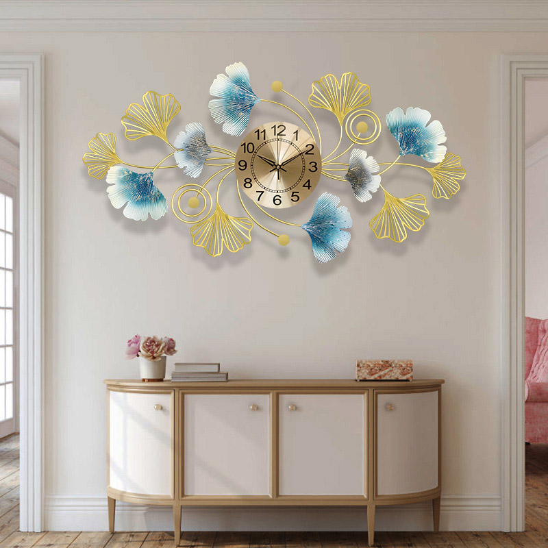 Simple Creative Metal Wall Clo - Resin Art Wall Clock ulasan dan harga