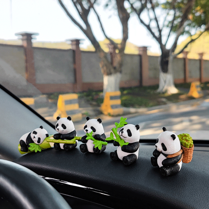 New Cute Panda Design Car Cons - Resin Art Design For Wedding ulasan dan harga