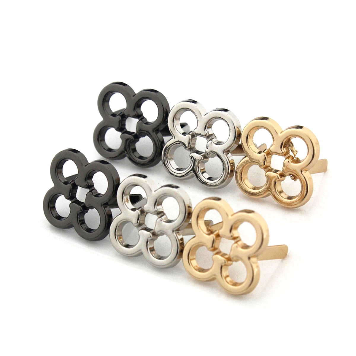 2pcs Metal Flower Shape Decora - Resin Art Ring ulasan dan harga