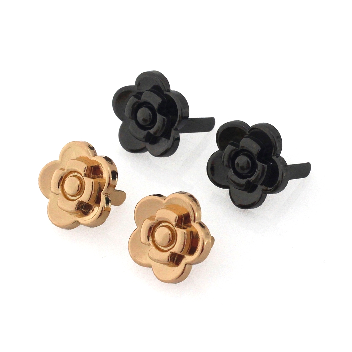 2pcs Metal Rose Flower Shape B - Resin Art Ring ulasan dan harga