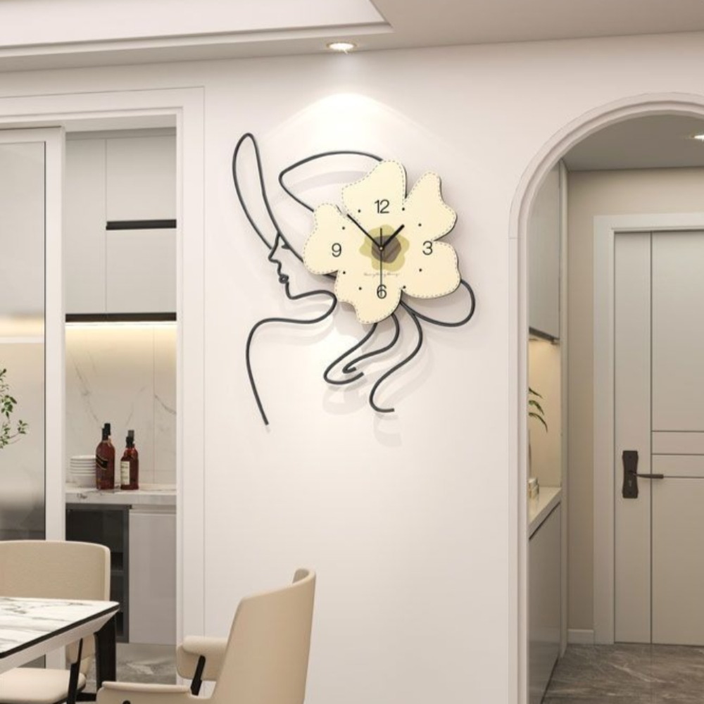 Living Room Large Wall Clock C - Resin Art Wall Clock ulasan dan harga
