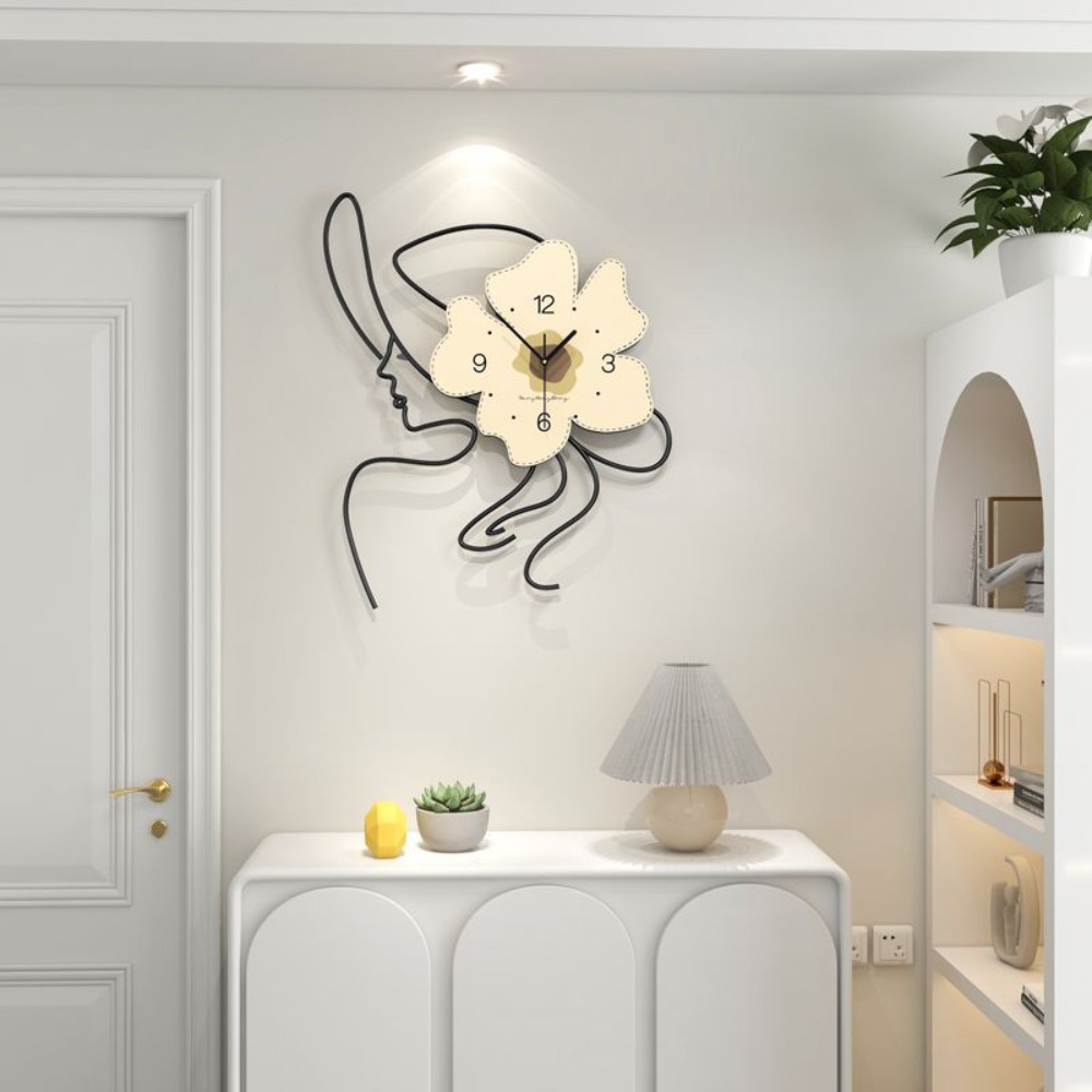 Living Room Large Wall Clock C - Resin Art Wall Clock ulasan dan harga
