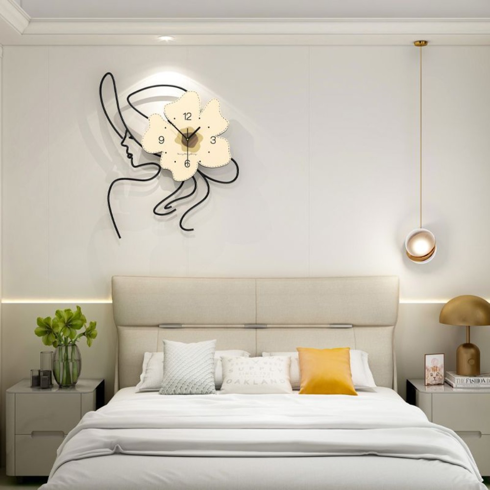 Living Room Large Wall Clock C - Resin Art Wall Clock ulasan dan harga