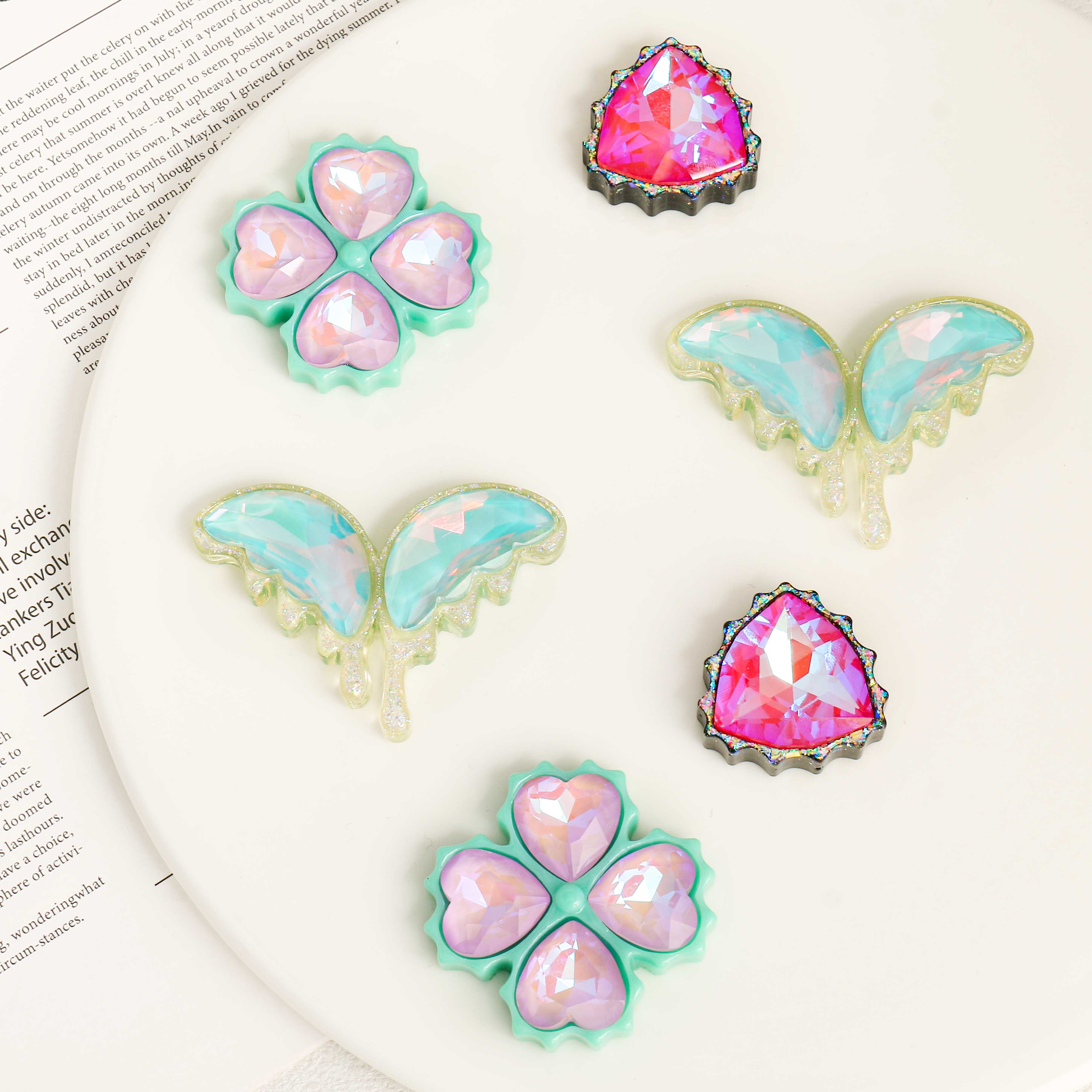 Multicolor Zircon Jewelry Maki - Resin Art Geode ulasan dan harga