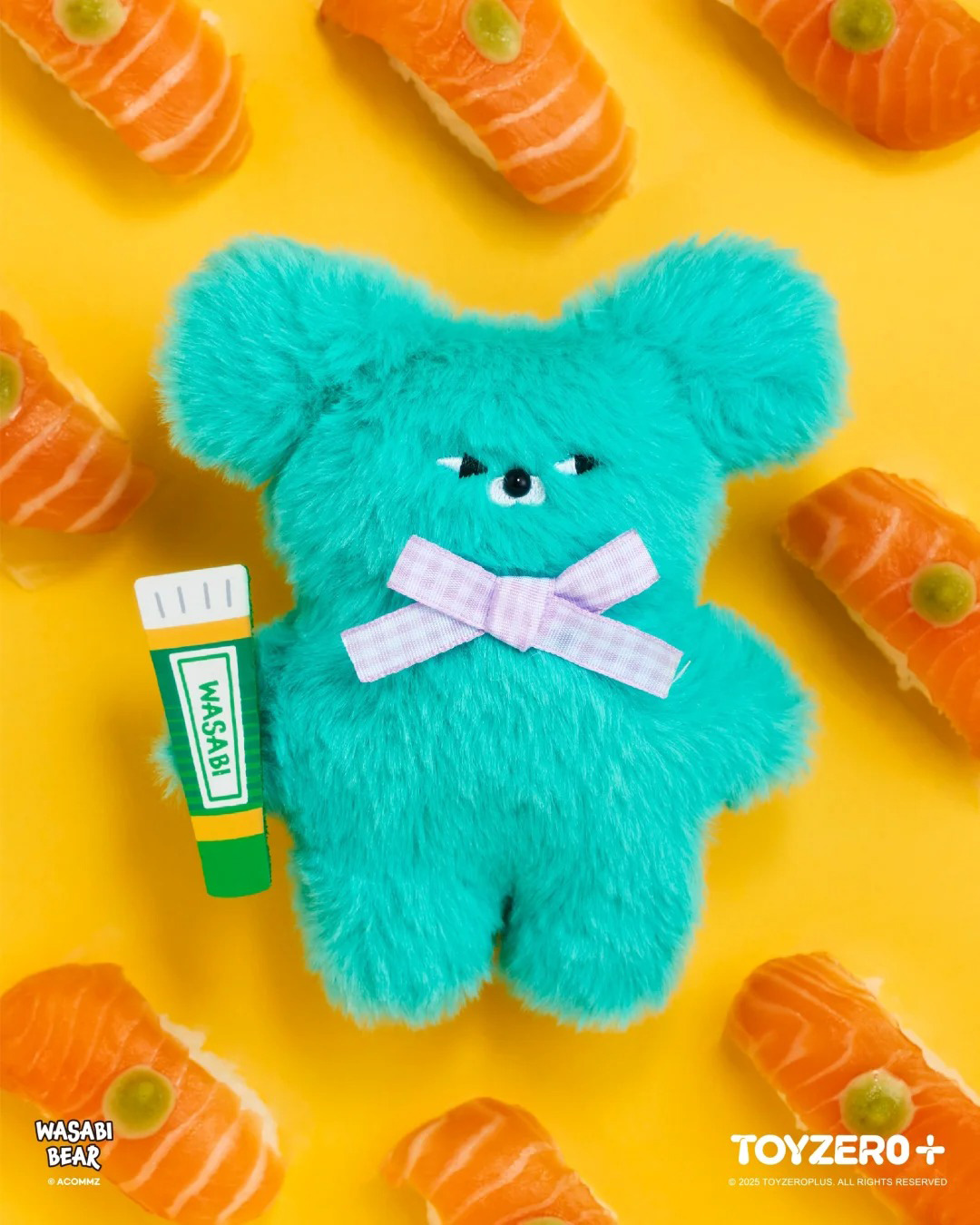 Wasabi Bear Flavor Fusion Mini - Resin Art Keychain ulasan dan harga
