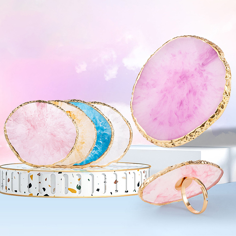 1Pc Resin Stone Nail Art Palet - Resin Art Ring ulasan dan harga