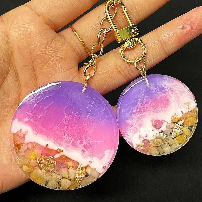 1.25-2 inch Circle Grip Round  - Resin Art Kit With Molds ulasan dan harga