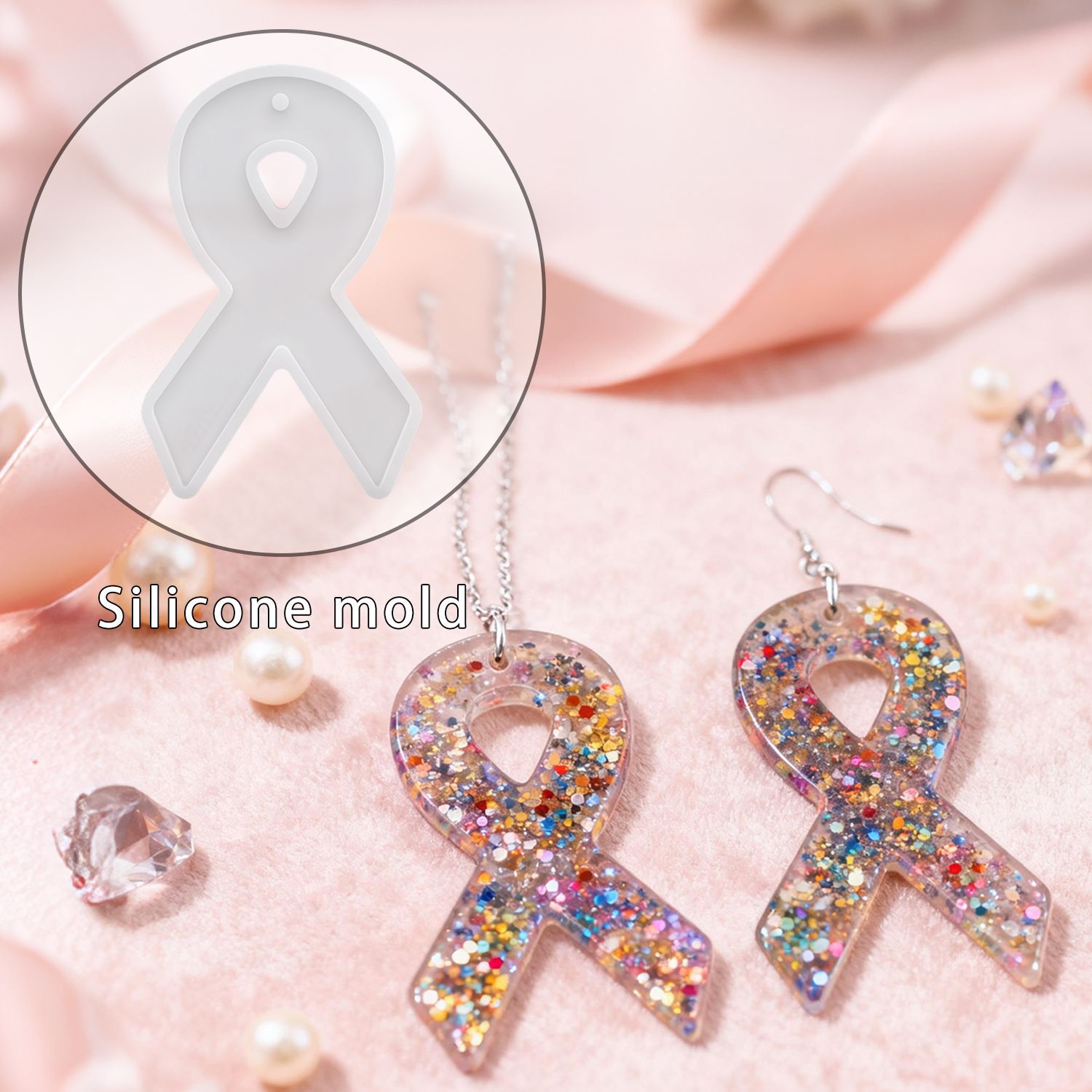 DIY Ribbon Earring Resin Molds - Resin Art Kit With Molds ulasan dan harga