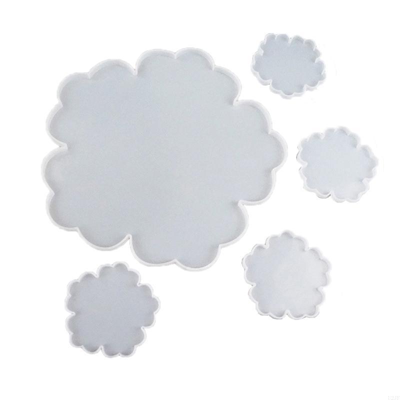 5Pieces Large Flower Resin Mol - Resin Art Geode ulasan dan harga