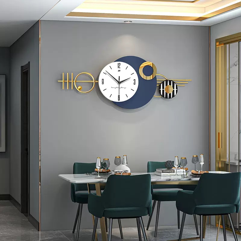 Nordic Luxury Wall Clock Creat - Resin Art Wall Clock ulasan dan harga