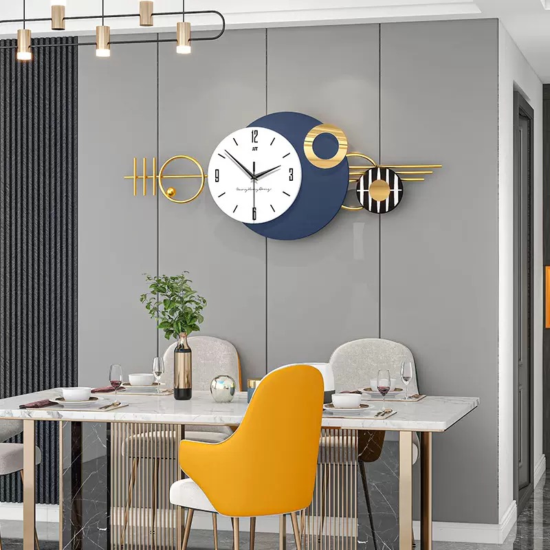 Nordic Luxury Wall Clock Creat - Resin Art Wall Clock ulasan dan harga