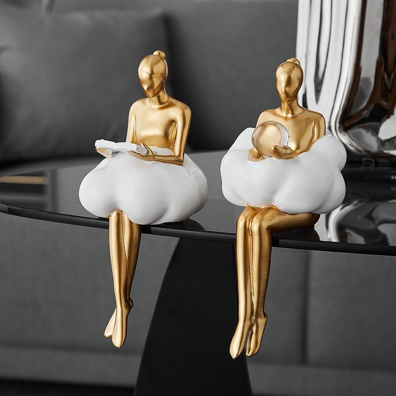 Ballet Girl Cloud Abstract Art - Resin Art Aesthetic ulasan dan harga