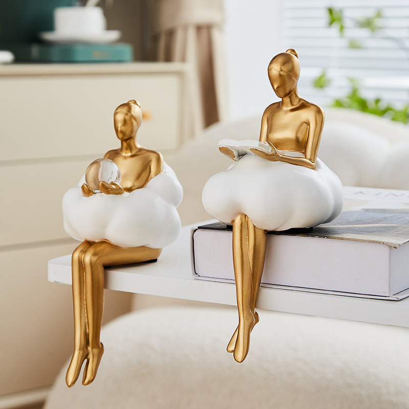 Ballet Girl Cloud Abstract Art - Resin Art Aesthetic ulasan dan harga