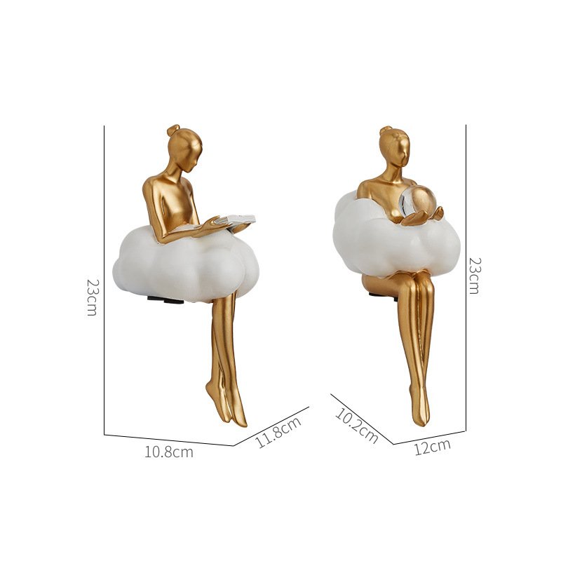 Ballet Girl Cloud Abstract Art - Resin Art Aesthetic ulasan dan harga