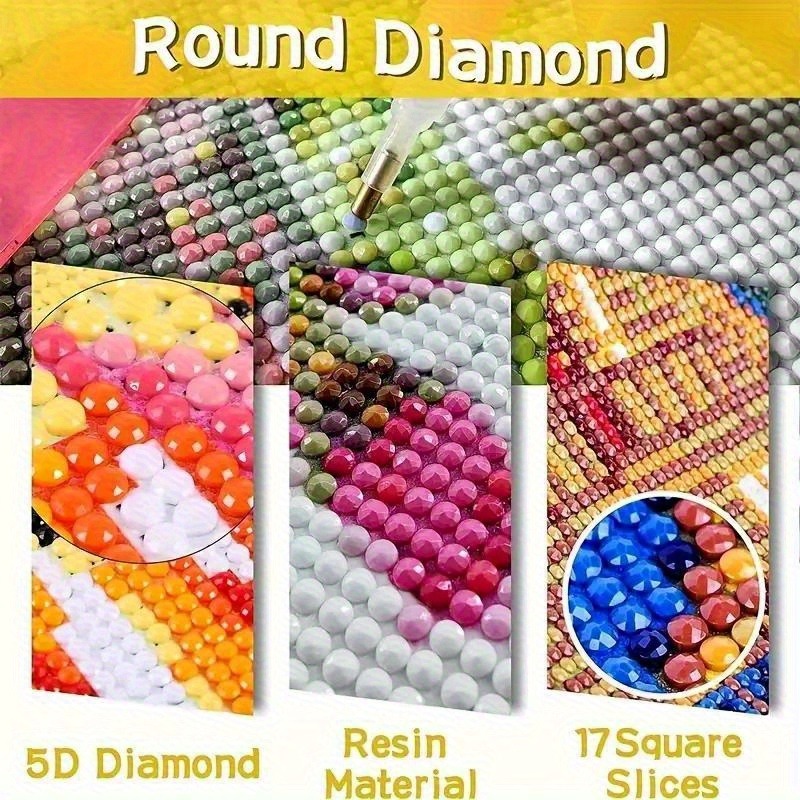 2D flat Elegant Diamond Decor  - Resin Art Business ulasan dan harga