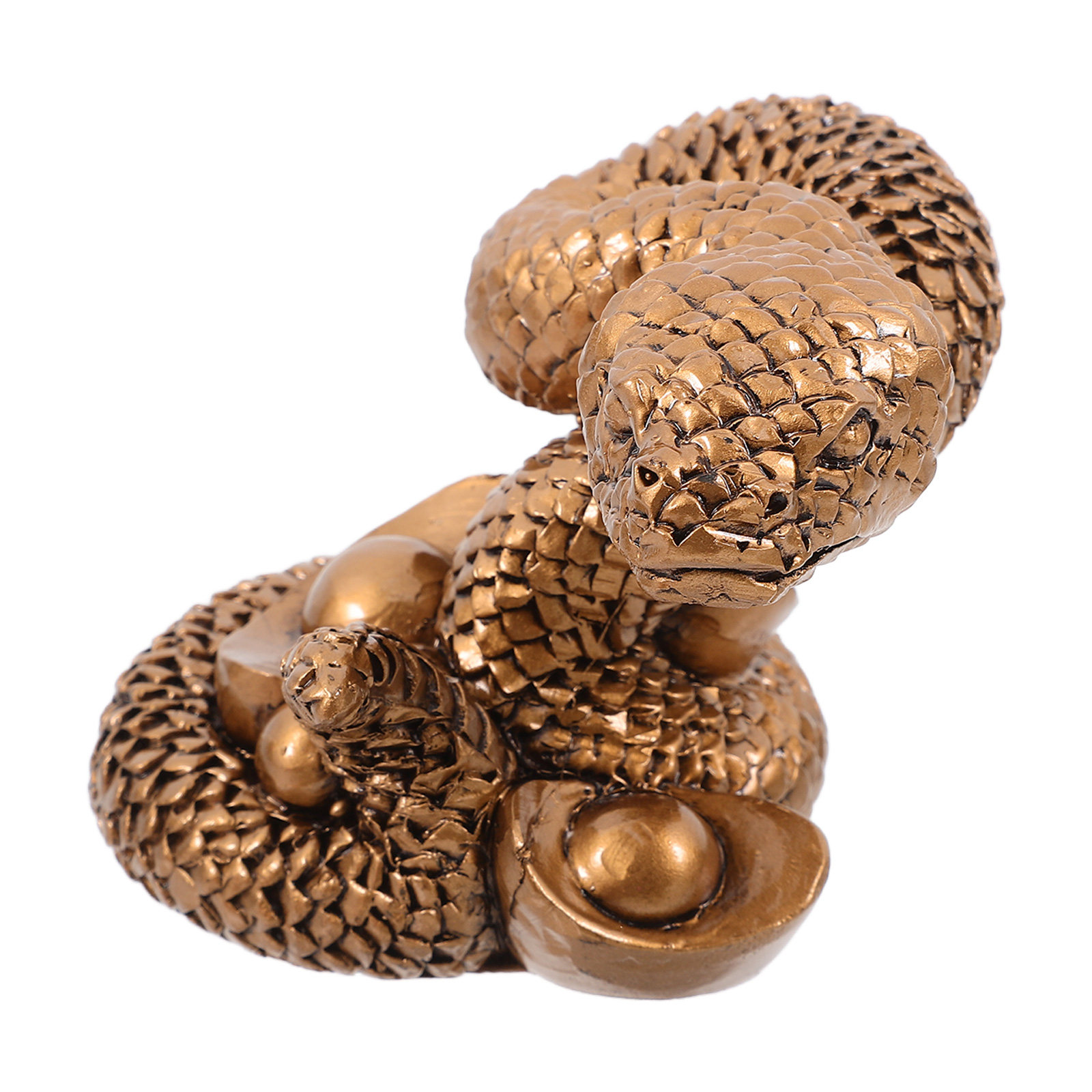 Elegant Resin Snake Sculpture  - Resin Art Table Top ulasan dan harga