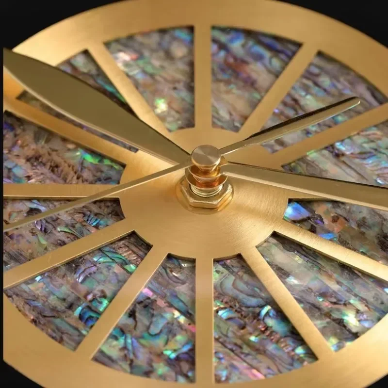 Alloy Case Modern Luxury Wall  - Resin Art Wall Clock ulasan dan harga