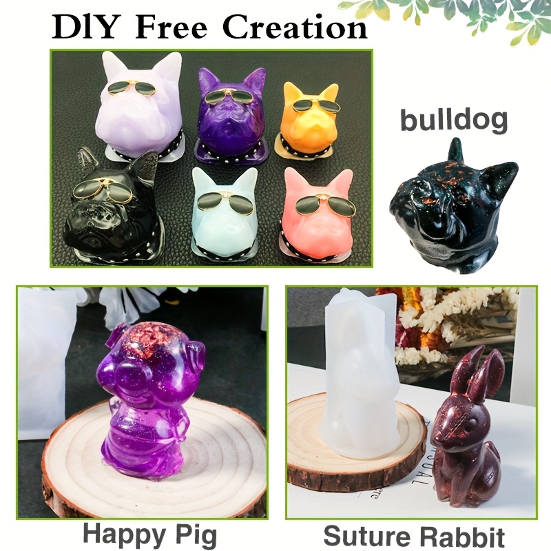 19pcs Resin-Made Mold Set, Sui - Resin Art Kit With Molds ulasan dan harga