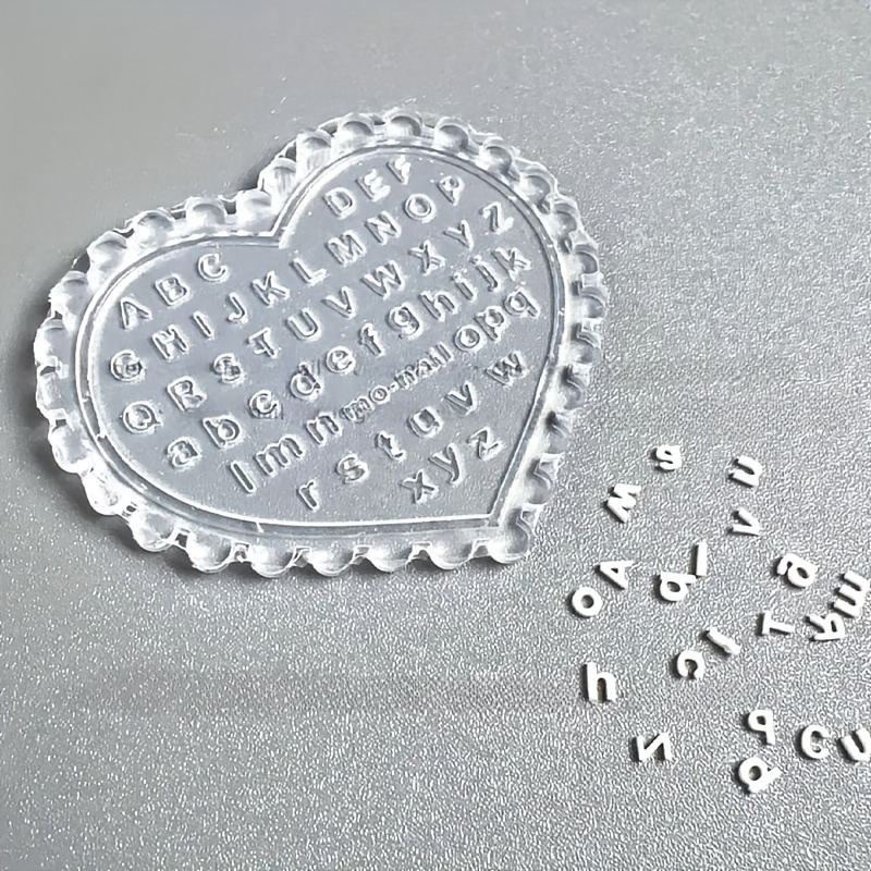1pc Self-Made Nail Art Letter  - Resin Art Templates Free ulasan dan harga