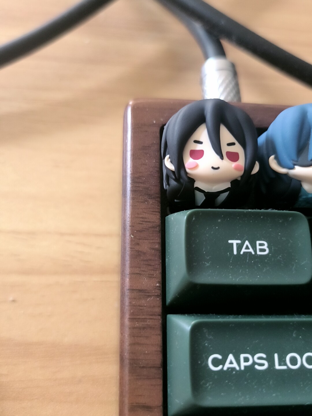 Kawaii Resin Keycap Anime Blac - Resin Art Anime ulasan dan harga