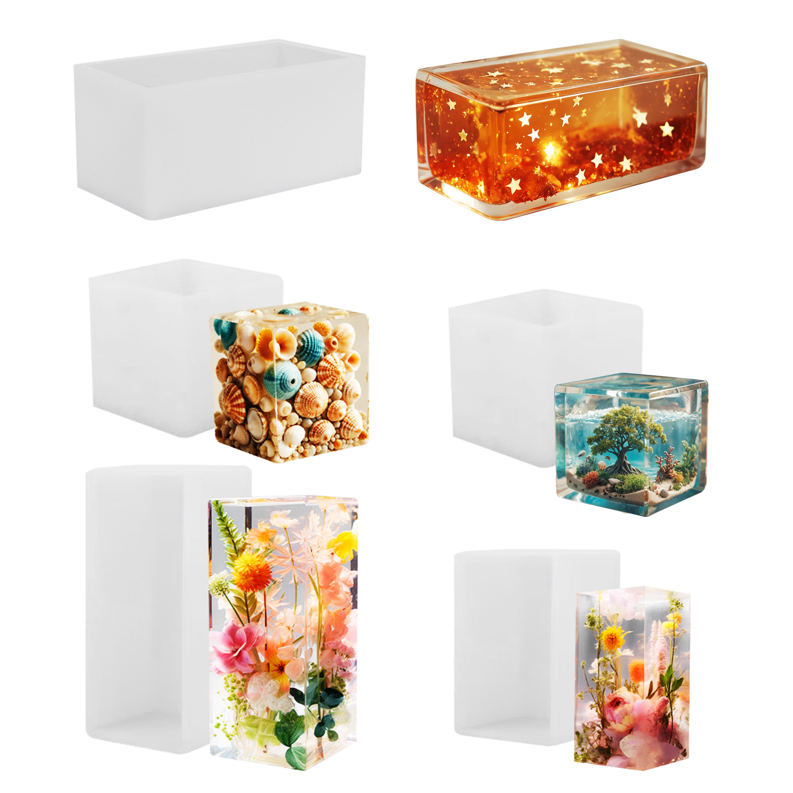 Epoxy Casting Mold Silicone Mo - Resin Art Kit With Molds ulasan dan harga