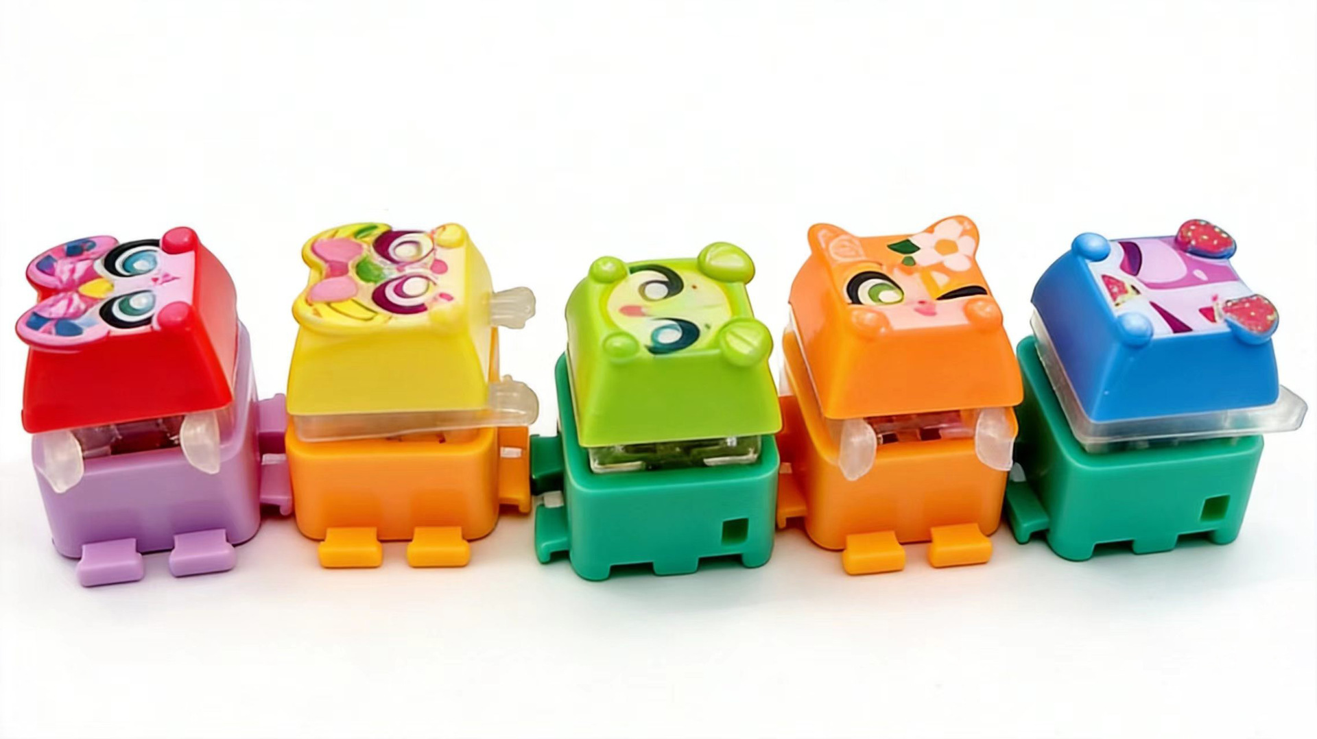 Fidget Keycap Keychain Light U - Resin Art Keychain ulasan dan harga