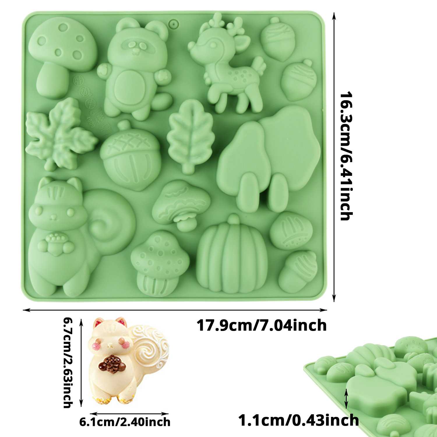 1 Silicone Cake Mold in the Sh - Resin Art Kit With Molds ulasan dan harga