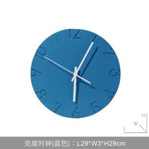 Nordic Creative Wall Clock - S - Resin Art Wall Clock ulasan dan harga