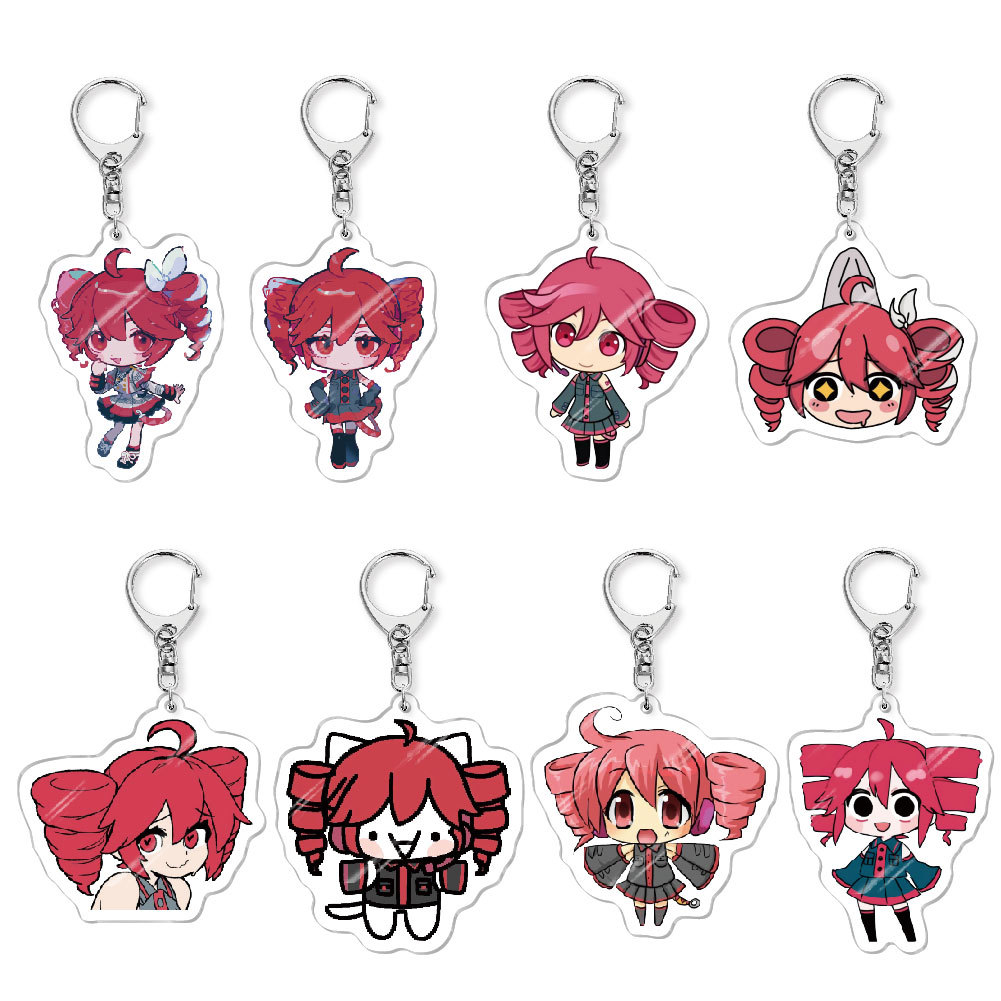 Kasane Teto‌ Plush Anime Keych - Resin Art Keychain ulasan dan harga