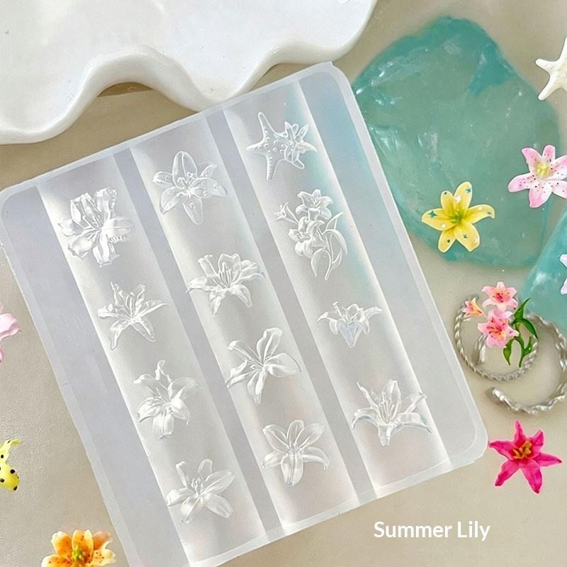 3D Silicone Flower Nail Art Ca - Resin Art Templates Free ulasan dan harga