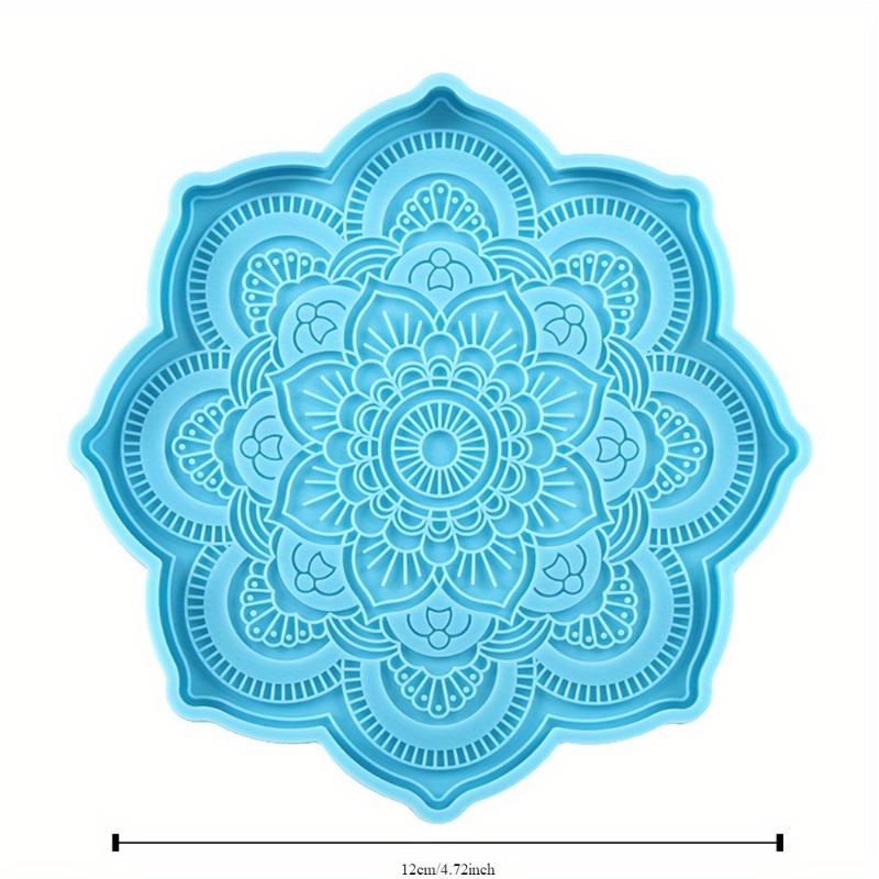 Mandala Coaster Silicone Mold  - Resin Art Kit With Molds ulasan dan harga