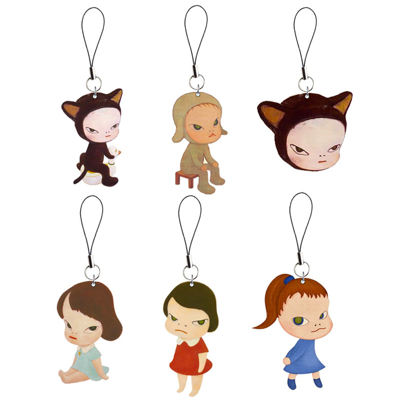 Nara Yoshitomo Phone Charm Key - Resin Art Keychain ulasan dan harga