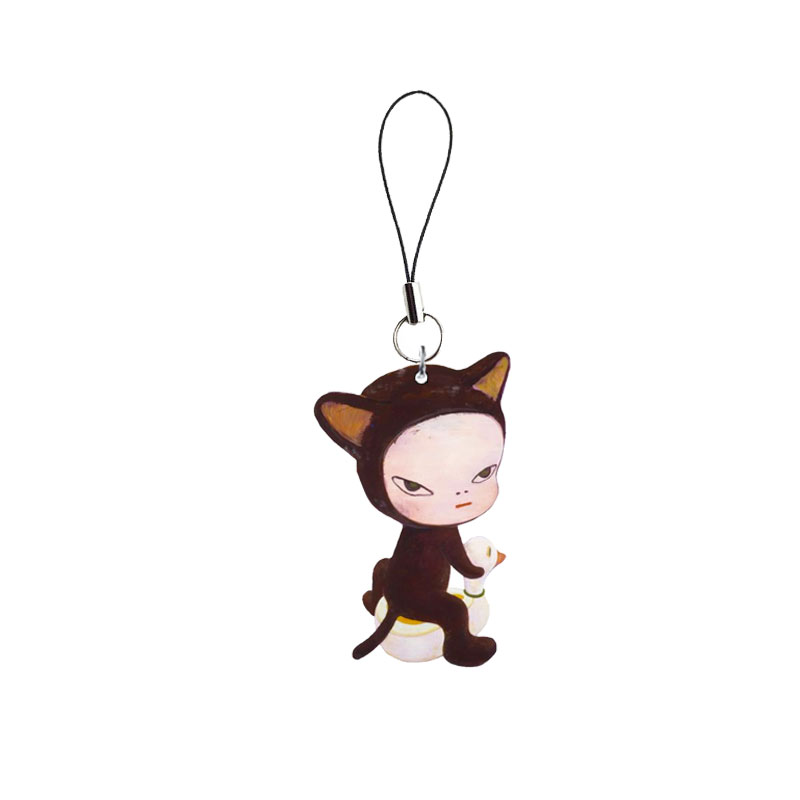 Nara Yoshitomo Phone Charm Key - Resin Art Keychain ulasan dan harga
