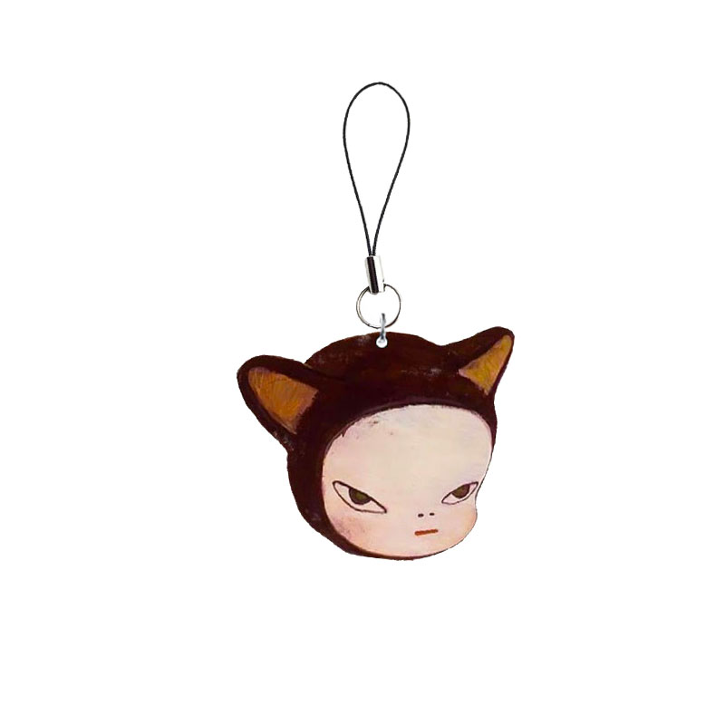 Nara Yoshitomo Phone Charm Key - Resin Art Keychain ulasan dan harga