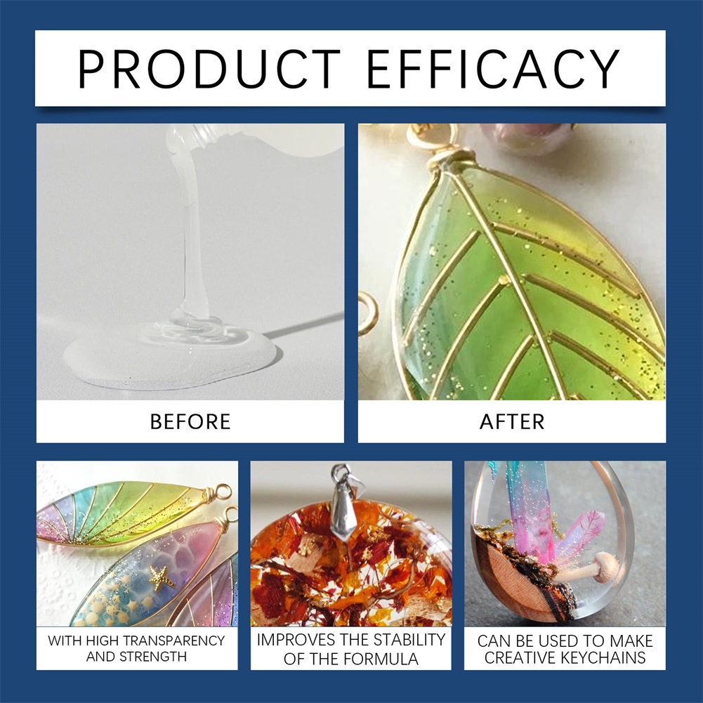 DIY Crystals Clear Epoxys Resi - Resin Art Kit With Molds ulasan dan harga