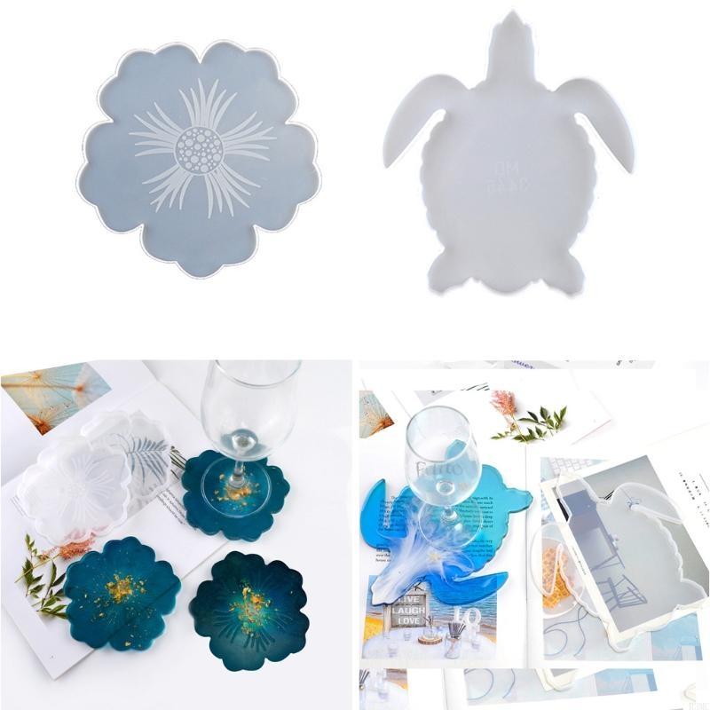 R3MC 2Pcs DIY Flower Silicone  - Resin Art Geode ulasan dan harga