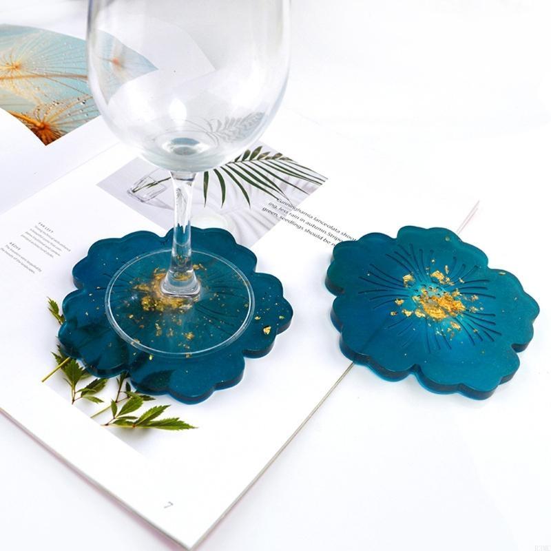 R3MC 2Pcs DIY Flower Silicone  - Resin Art Geode ulasan dan harga