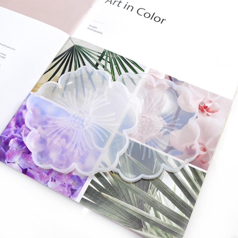 R3MC 2Pcs DIY Flower Silicone  - Resin Art Geode ulasan dan harga
