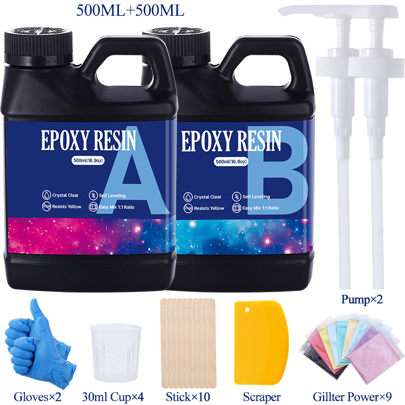 Fast Curing 1:1 Crystal Clear  - Resin Art Table Top ulasan dan harga