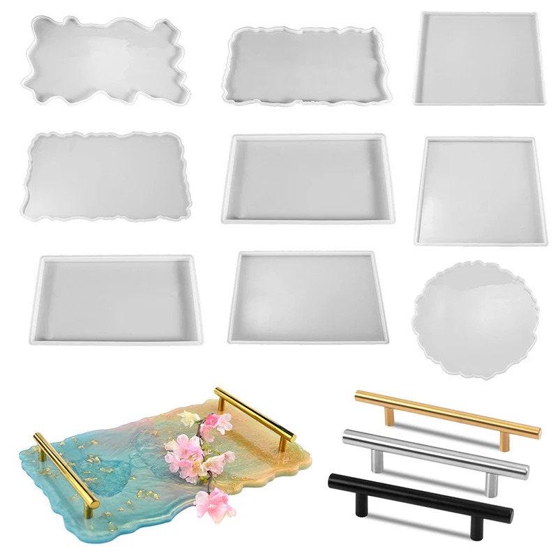 Tray Epoxy Resin Silicone Mold - Resin Art Kit With Molds ulasan dan harga